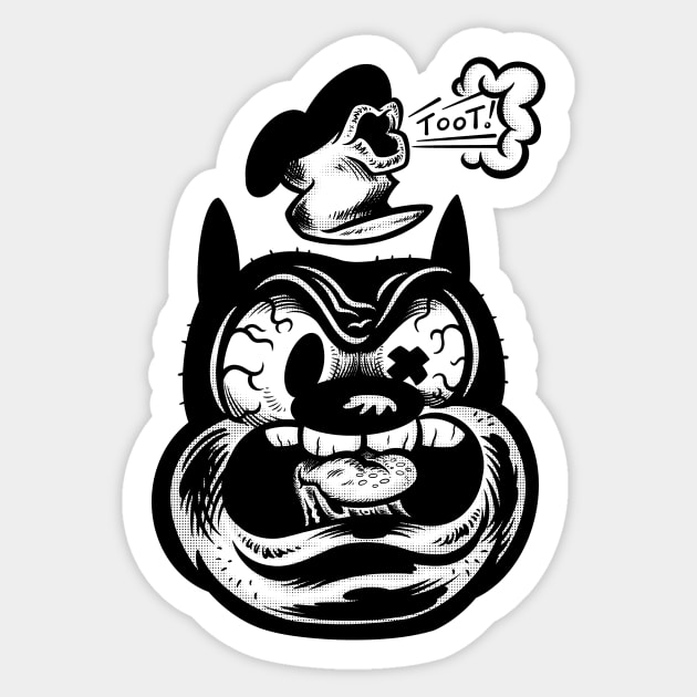 toot Pete Sticker by GiMETZCO!